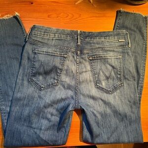 Mother The Looker Ankle Fray size 29